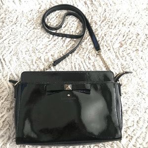 ♠️ Kate Spade ♠️ Black Patent Crossbody Bag